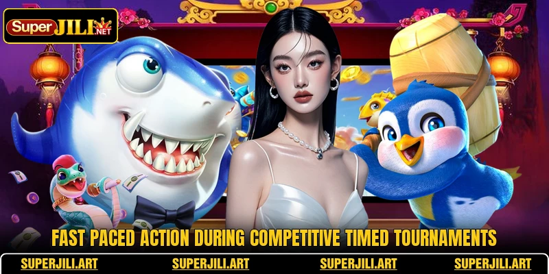 Fast paced action during competitive timed tournaments