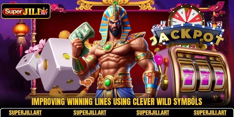 Improving winning lines using clever wild symbols Improving winning lines using clever wild symbols