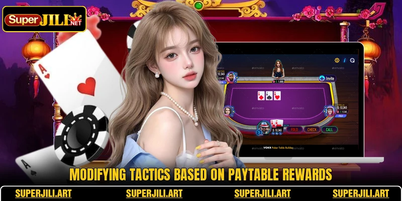 Modifying tactics based on paytable rewards