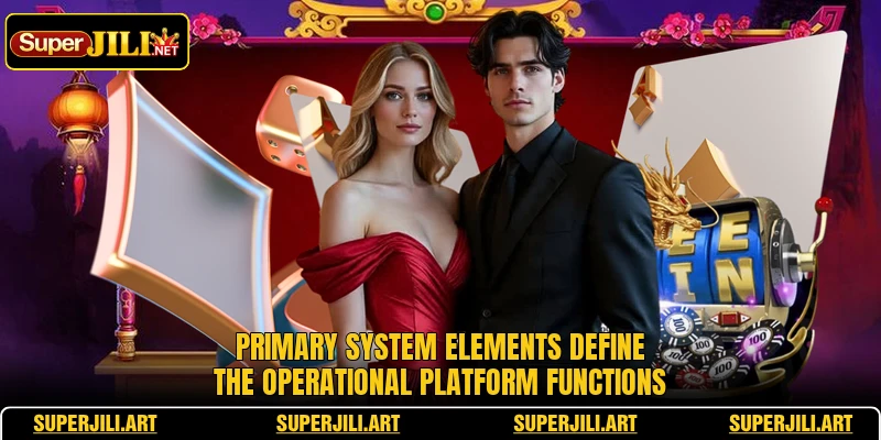 Primary system elements define the operational platform functions Primary system elements define the operational platform functions