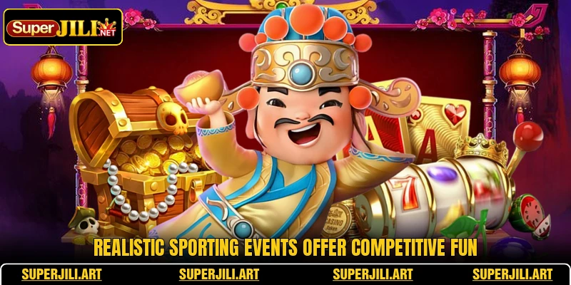 Realistic sporting events offer competitive fun