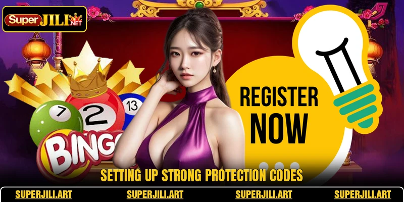 Setting up strong protection codes Setting up strong protection codes
