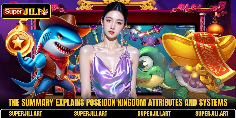 The summary explains Poseidon Kingdom attributes and systems
