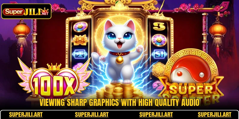 Viewing sharp graphics with high quality audio Viewing sharp graphics with high quality audio